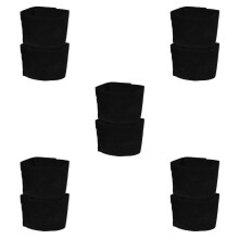 10Pièces Bandeaux Football Noir Nylon Confortables Équipe