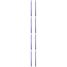 4Paires Baguettes Percussion Nylon Bleu Surface Lisse Pour Performance