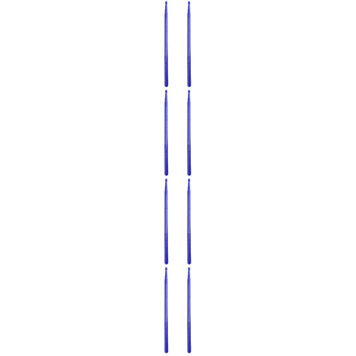 4Paires Baguettes Percussion Nylon Bleu Surface Lisse Pour Performance