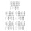 105Pcs Versatile Metal Electrical Box Repair Kit for Switch Socket Use 9
