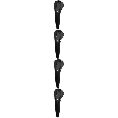 4Pièces Pochettes Protection Ciseaux Couture Noir Confortables