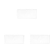 3Pièces Lentilles De Transparente Pièce 2.0x Loupe Pour Casque