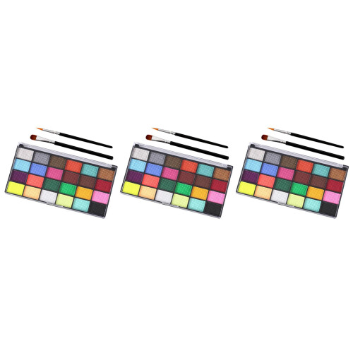 3Ensembles Corps Pigments Colorés Pour Fête