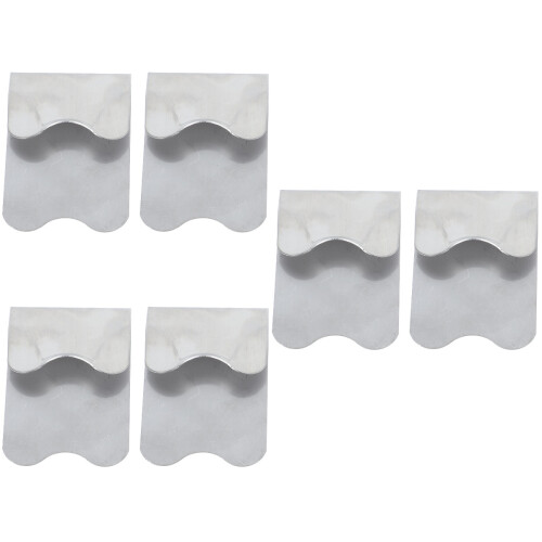 6Pièces Gabarits Argenté Durable Pour Salon Et DIY