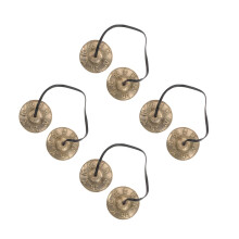 4Paires Cloches Tibétaines Chimes En Cuivre Pour Et Yoga