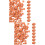 560Pièces Mini Orange Décoratives Pour Maquettes Et Bricolage 1