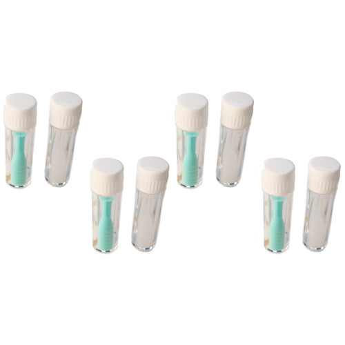 8Pièces Sucettes Silicone Pour Lentilles Multicolores Usage