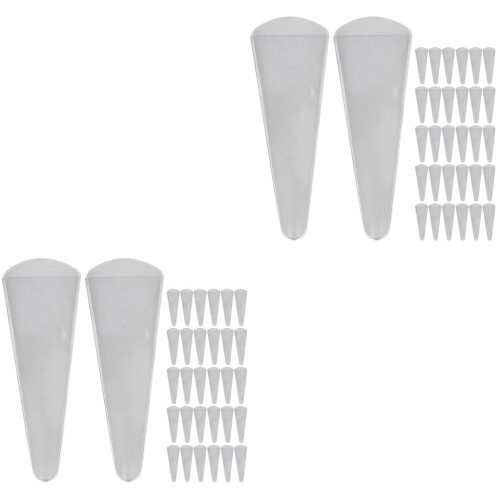 100Pièces Housses De Protection Ciseaux PVC Gris Pratique