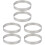 6Stk Robuste Pizza Backringe Rundform Für Kuchen Muffins 4