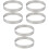 6Stk Robuste Pizza Backringe Rundform Für Kuchen Muffins 5