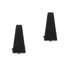 2Pcs Mechanical Metronome Black Universal for Beginners Guitar Piano