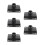 5Pièces Accessoire Hydraulique Chaise Salon Noir 1