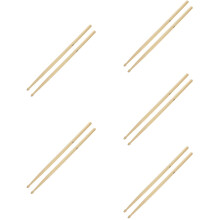 5Paires Baguettes 5A En Érable Couleur Kaki Pour Batterie Et Orchestre