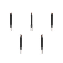 5Pièces Outil Yeux Double Embout Argenté ABS Confortable