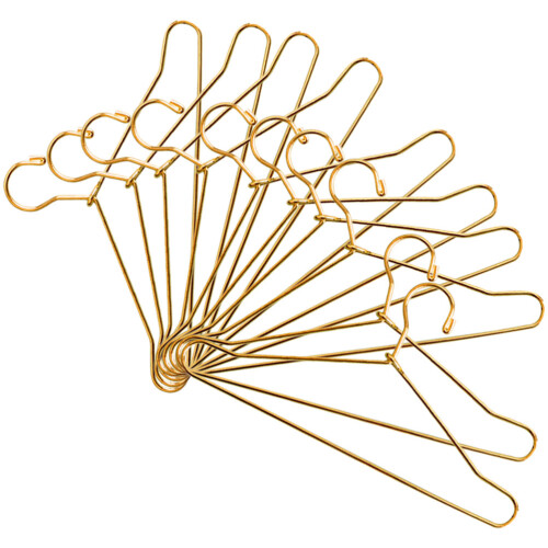 30Pièces Mini Cintres En Fer Pour Rangement Vêtements 2