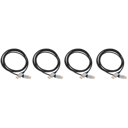 4Pièces Câble Display Port PVC Cuivre 8K Pour Moniteur Et GPU
