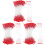3Pièces Bourgeons Floraux Double Tête Pour Décorations DIY 1