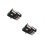 2Pcs Black Bedside Storage Pouch Oxford Fabric Multifunction Organizer 4