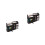 2Pcs Black Bedside Storage Pouch Oxford Fabric Multifunction Organizer 6