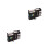 2Pcs Black Bedside Storage Pouch Oxford Fabric Multifunction Organizer 8