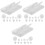 De Fermoirs Sécurisés Boucles D'oreilles Silicone Transparent 1
