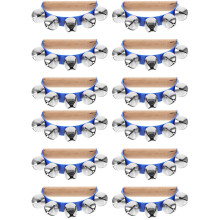 12Pièces Tambourines Percussion Pour Fête Matériaux