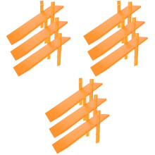 9Pièces Panneaux En Plastique Orange Pour Enseignants