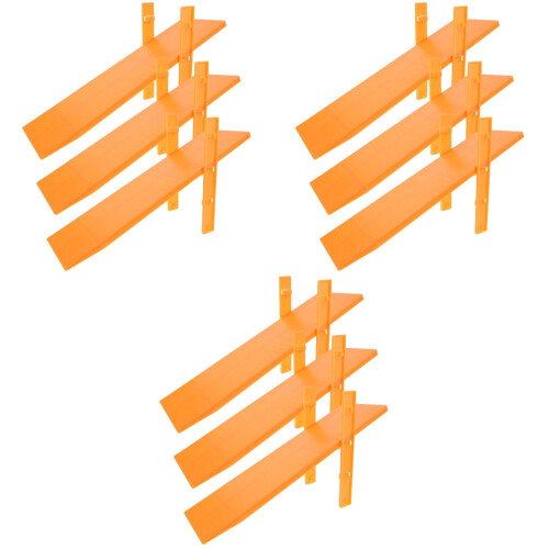9Pièces Panneaux En Plastique Orange Pour Enseignants