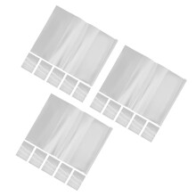 30Pièces Protège-Livres Transparent Ajustable Pour Couvertures Souples