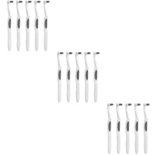 15Pièces Détachant Taches Dents PP Manuel Compact