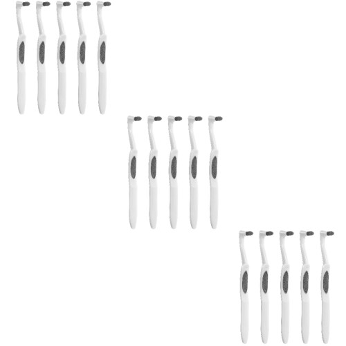 15Pièces Détachant Taches Dents PP Manuel Compact