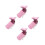 4Pièces Urinoir De Voyage Portable Rose Pour - 1