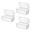 3Pcs Clear Watch Storage Box Sturdy Organizer for Display and Gift 1
