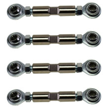 4X 2-1/2Inch Verstelbare Spanstang Heim Joint Dynamo Beugel voor Sbc Bbc 350 454