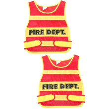2Pièces Gilet Pompiers Cosplay Costume Confortable