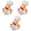 3Pièces Porte-Prises Adhésifs Multi-Usage Cuisine Chef Perçage 1