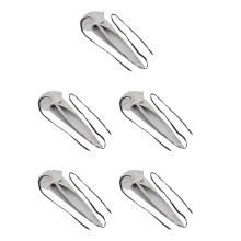 5Pièces Chiffons De Nettoyage Sax Flûte Clarinettes Gris En Tissu
