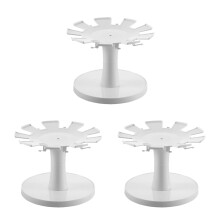 3Pcs White Coffee Cup Holder PP Kitchen Organizer