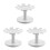 3Pcs White Coffee Cup Holder PP Kitchen Organizer 1