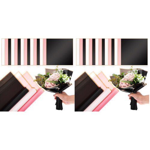 Papier Double Face Bord Pour Bouquet