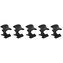 5Pièces Support Casque Pliable Noir Pour Ordinateur Bureau Gaming