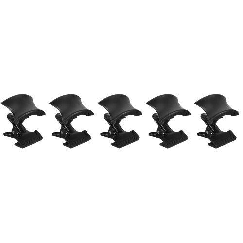 5Pièces Support Casque Pliable Noir Pour Ordinateur Bureau Gaming