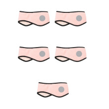 5Pièces Bandeau Cache-Oreilles Rose Coton Hiver