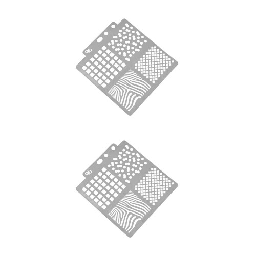 2Pièces Modèles Dessin Étanches Gris Flexibles Pour Projets Scolaires 2