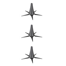 3Pièces Support Clarinette Durable Métal ABS Noir Et Pliable