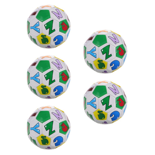 5Pièces Ballon D’exercice En Cuir Souple Pour Tout-Petits