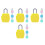 16Pcs Rust-Proof Metal Padlocks Multi-Function Lock for Daily Use 1