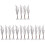 16Pcs Multi-Color DIY Iron Wire Snow Tree Statues for Tabletop Decor 1