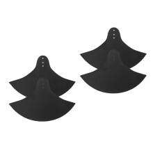 4Pièces Mute Pad Batterie Noir Accessoire Pratique Sans Nuisance