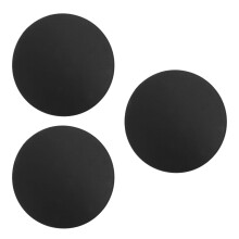 3Pièces Pads De Pratique Noir Pour Batterie Accessoires Silencieux